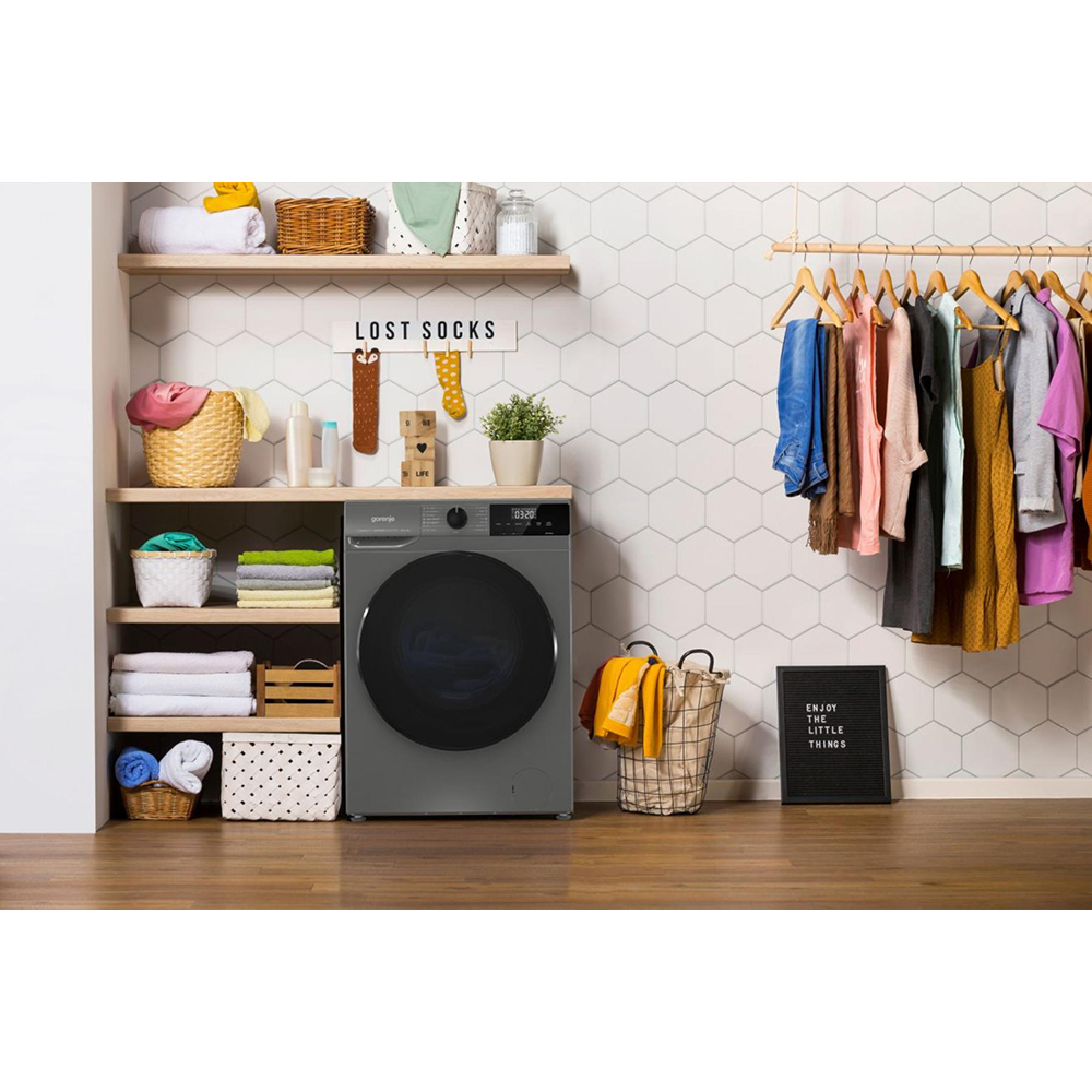 Masina de spalat rufe frontala cu uscator GORENJE WD2A164ADS/A, 10/6 kg, 1400rpm, Clasa A/D, antracit