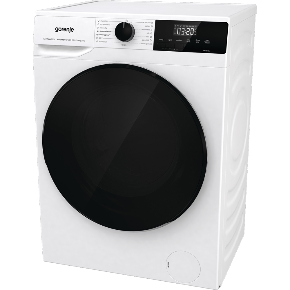 Masina de spalat rufe frontala cu uscator GORENJE WD2A854ADS, 8/5 kg, 1400rpm, Clasa A/D, alb