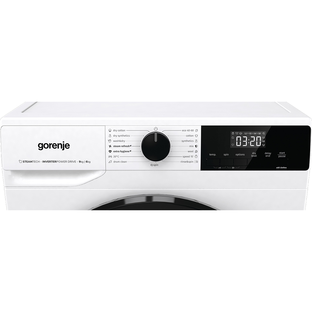 Masina de spalat rufe frontala cu uscator GORENJE WD2A964ADS, 9/6 kg, 1400rpm, Clasa A/D, alb
