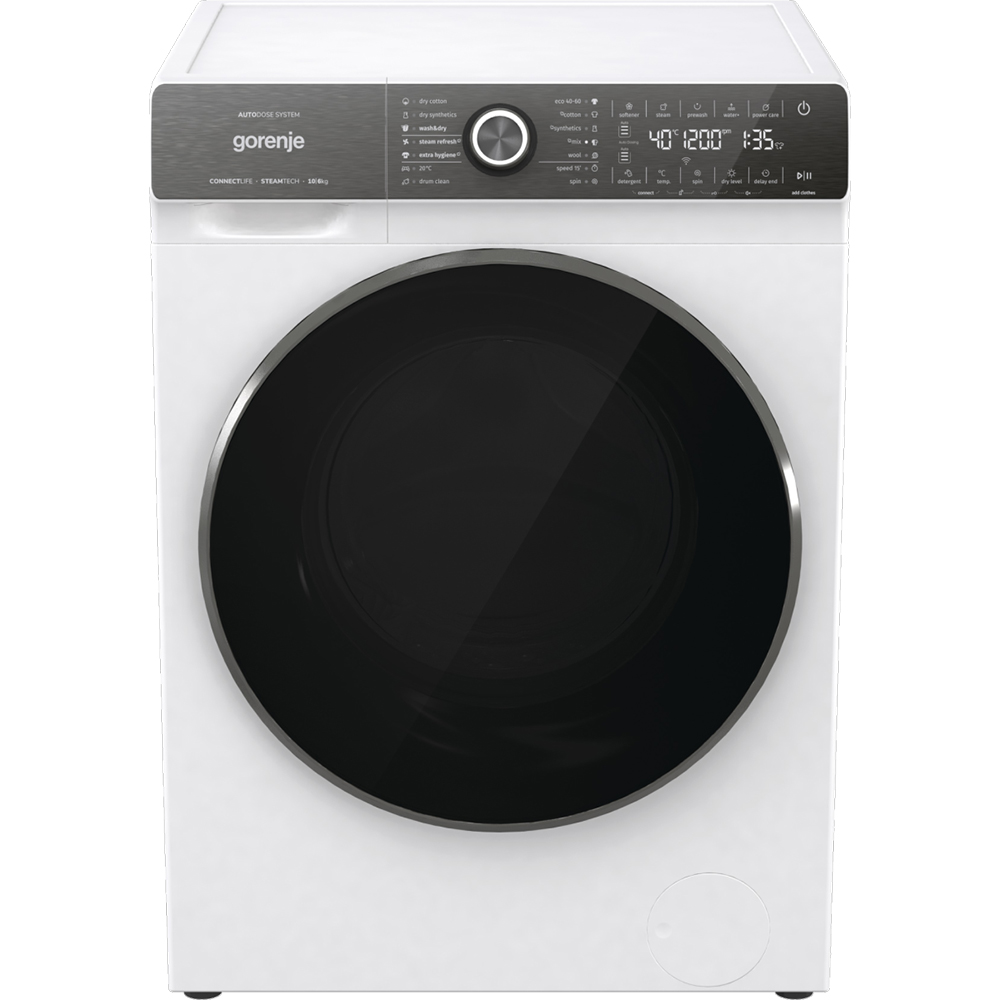 Masina de spalat rufe frontala cu uscator GORENJE WD2S164ADSWA, 10/6 kg, 1400rpm, Clasa A/D, alb