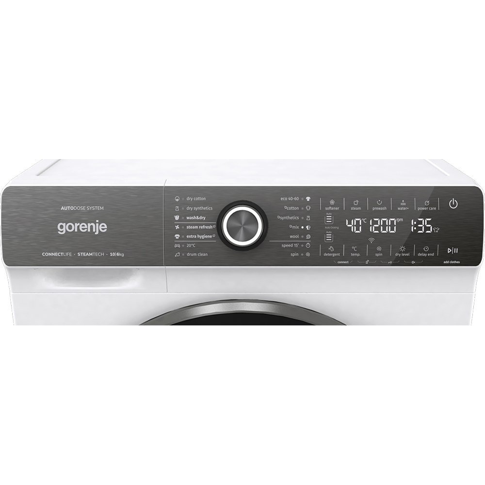 Masina de spalat rufe frontala cu uscator GORENJE WD2S164ADSWA, 10/6 kg, 1400rpm, Clasa A/D, alb