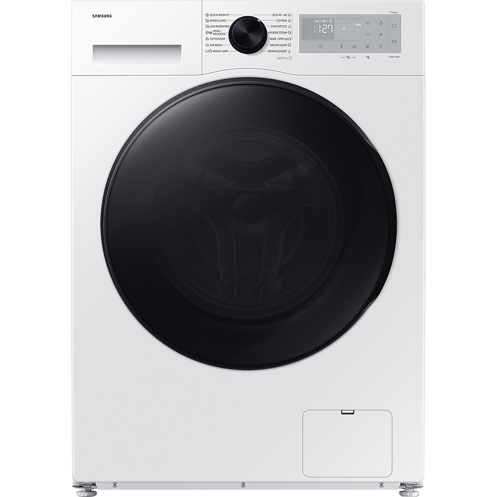 Masina de spalat rufe frontala cu uscator SAMSUNG WD90DG5B15BHLE, Wi-Fi, Eco Bubble, 9/6 kg, 1400rpm, Clasa A/D, alb