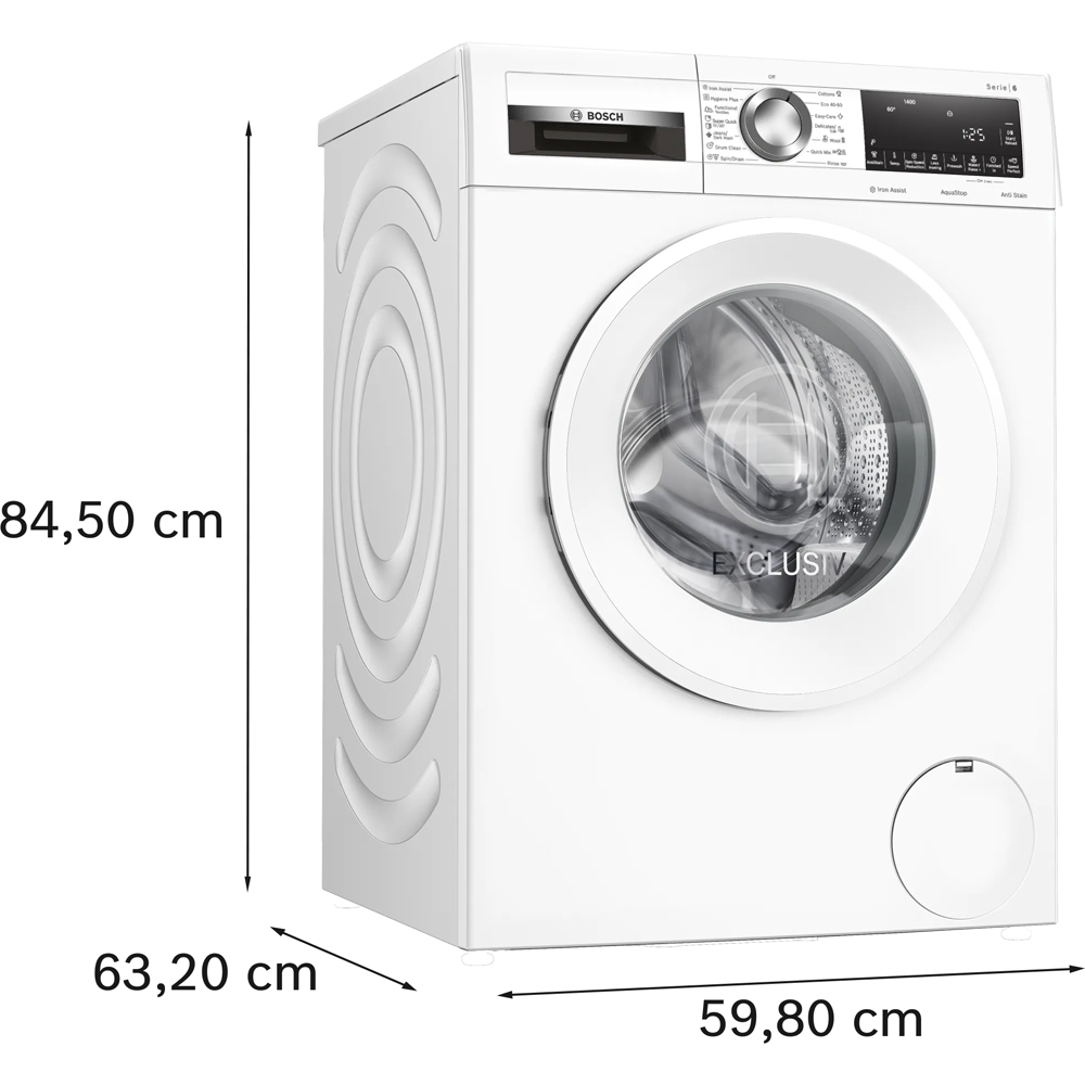 Masina de spalat rufe frontala BOSCH WGG244Z4BY, 9 kg, 1400rpm, Clasa A, alb