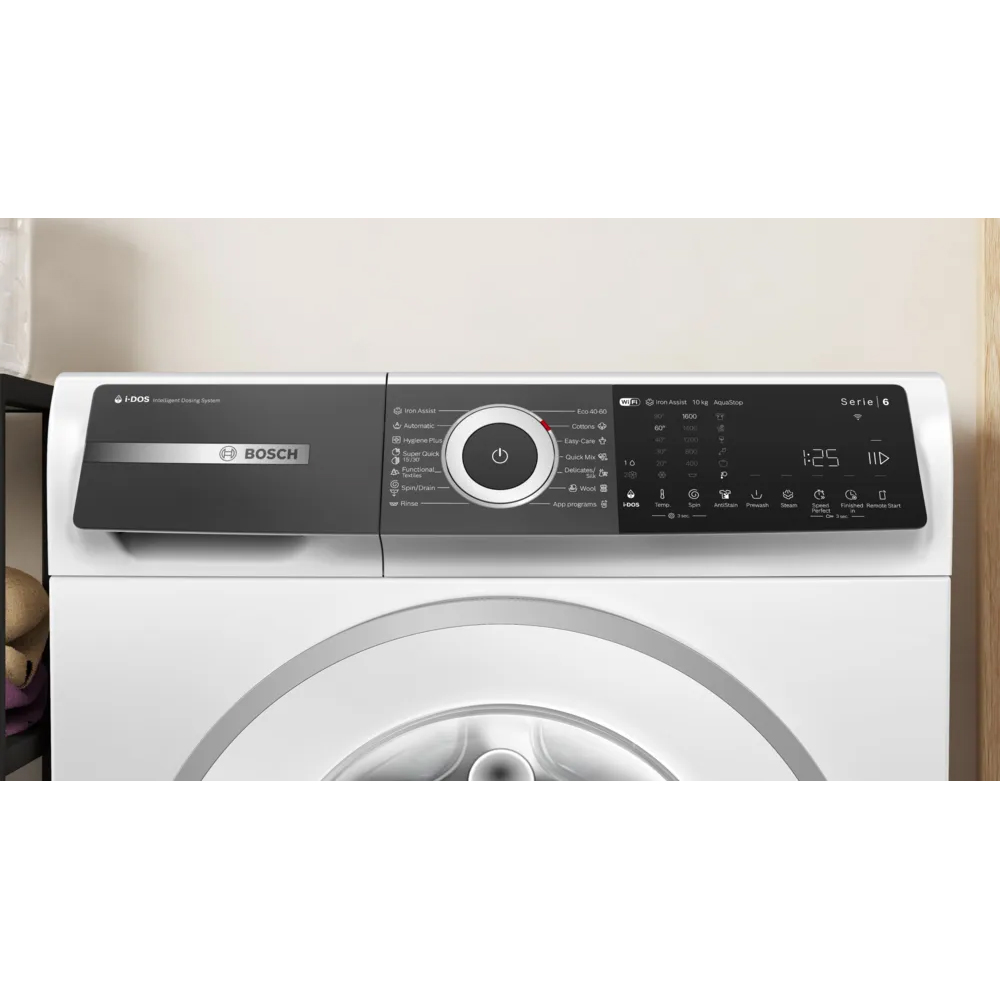 Masina de spalat rufe frontala BOSCH WGH256A0BY, Steam, 10 kg, 1600rpm, Clasa A, Wi-Fi, alb