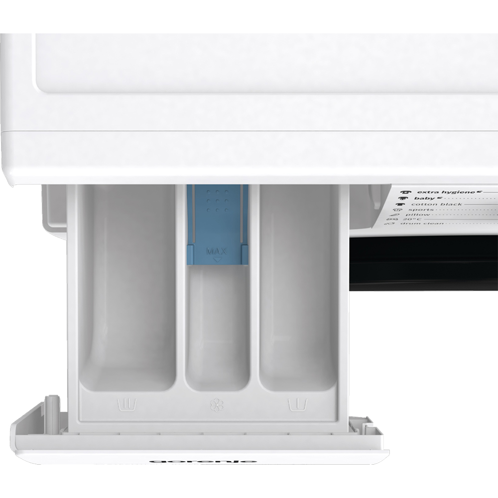 Masina de spalat rufe frontala slim GORENJE WNHEI72SAS, SteamTech, 7 kg, 1200rpm, Clasa A, alb