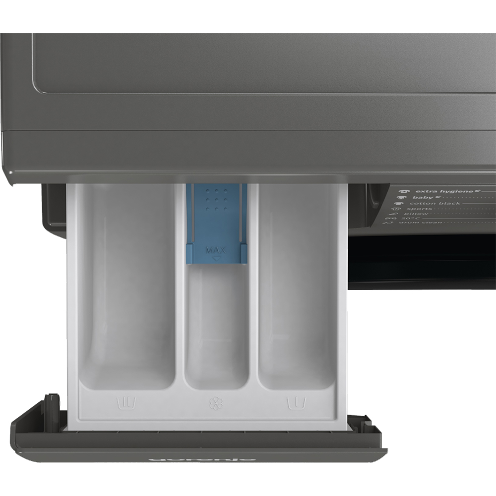 Masina de spalat rufe frontala slim GORENJE WNHEI74SAS/A, Steamtech, 7 kg, 1400rpm, Clasa A, antracit