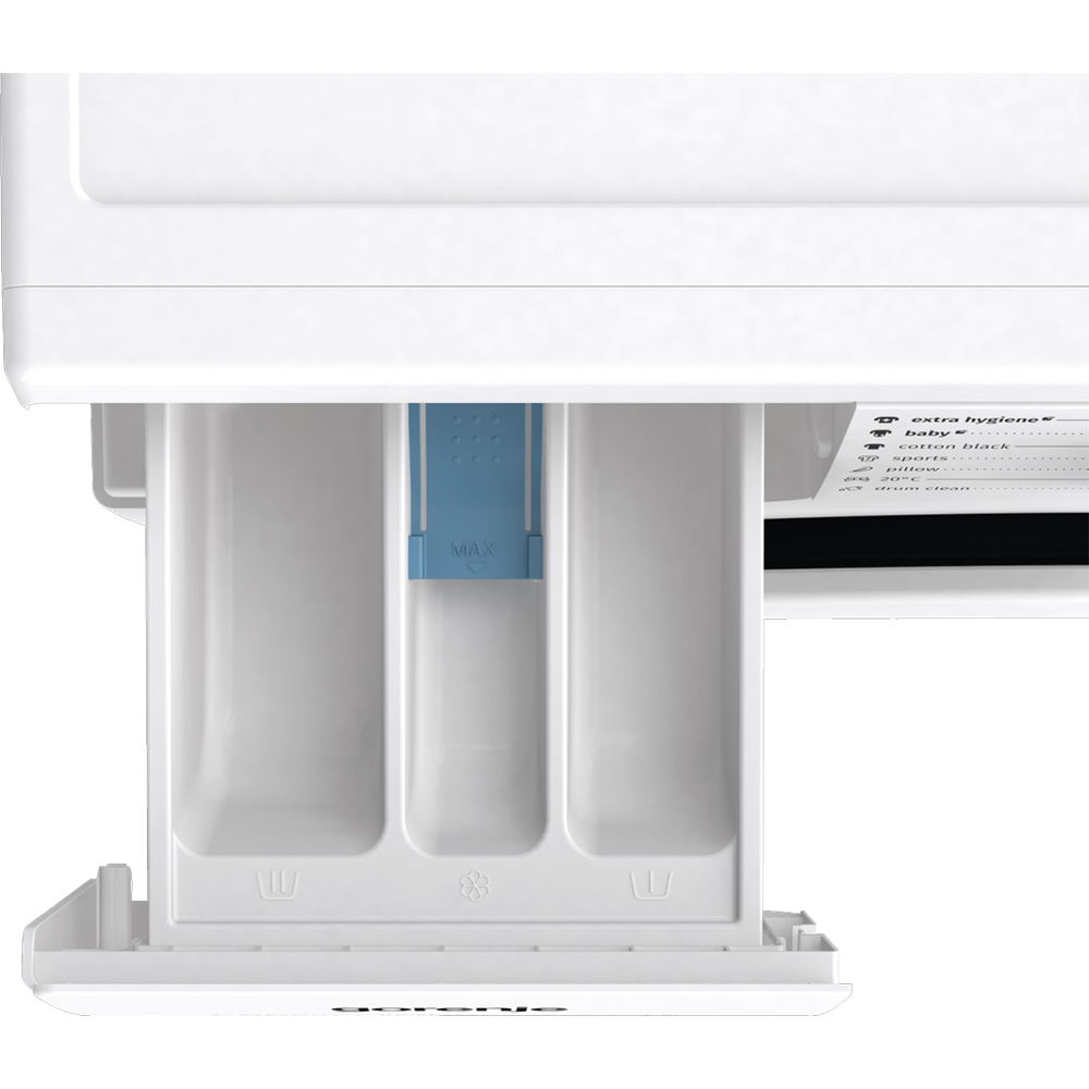 Masina de spalat rufe frontala GORENJE WNHPI84AS, SteamTech, 8 kg, 1400rpm, Clasa A, alb