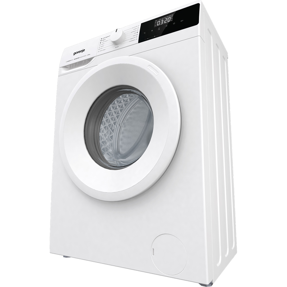 Masina de spalat rufe frontala GORENJE WNHPI84AS, SteamTech, 8 kg, 1400rpm, Clasa A, alb