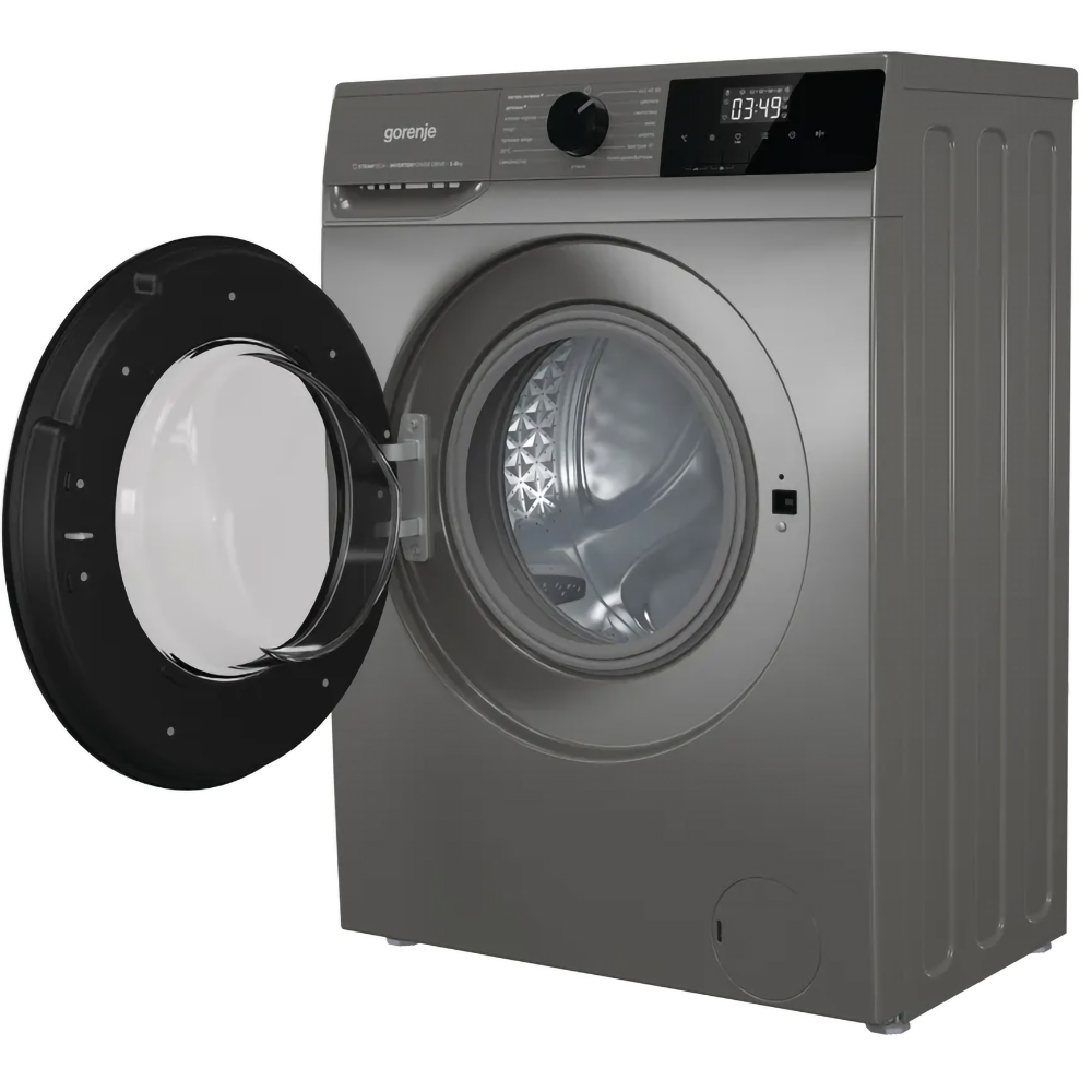 Masina de spalat rufe frontala GORENJE WNHPI84AS/A, Steamtech, 8 kg, 1400rpm, Clasa A, antracit