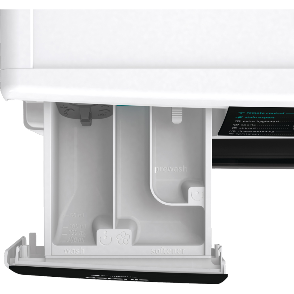 Masina de spalat rufe frontala GORENJE WNS14A4TWIFI, SteamTech, 10 kg, 1400rpm, Clasa A, Wi-Fi, alb