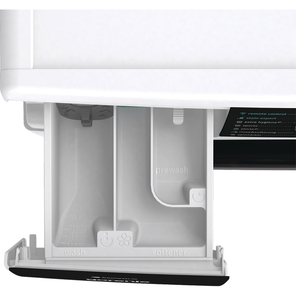 Masina de spalat rufe frontala GORENJE WNS94ATWIFI, SteamTech, 9 kg, 1400rpm, Clasa A, alb