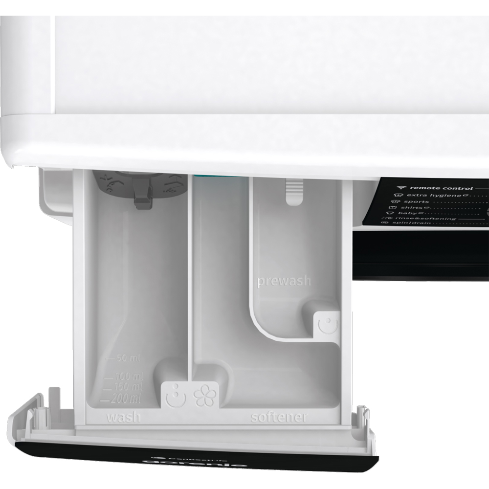 Masina de spalat rufe frontala GORENJE WPNA14A3PWIFI, SteamTech, 10 kg, 1400rpm, Clasa A, Wi-Fi, alb