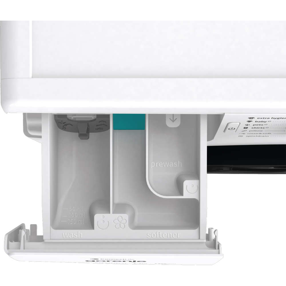 Masina de spalat rufe frontala GORENJE WPNEI74A1SWIFI, SteamTech, 7 kg, 1400rpm, Clasa A, Wi-Fi, alb