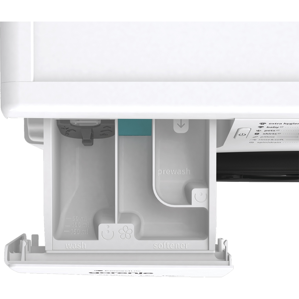 Masina de spalat rufe frontala GORENJE WPNEI94A1SWIFI, SteamTech, 9 kg, 1400rpm, Clasa A, Wi-Fi, alb