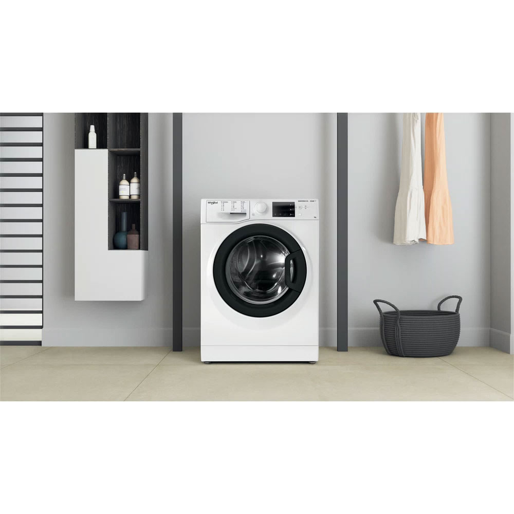 Masina de spalat rufe frontala WHIRLPOOL WRSB 7259 WB EU, 7 kg, 1200rpm, Clasa B, alb
