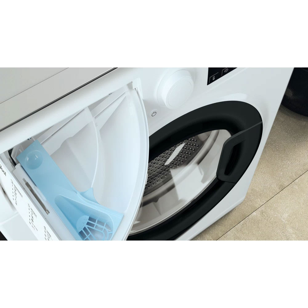 Masina de spalat rufe frontala WHIRLPOOL WRSB 7259 WB EU, 7 kg, 1200rpm, Clasa B, alb