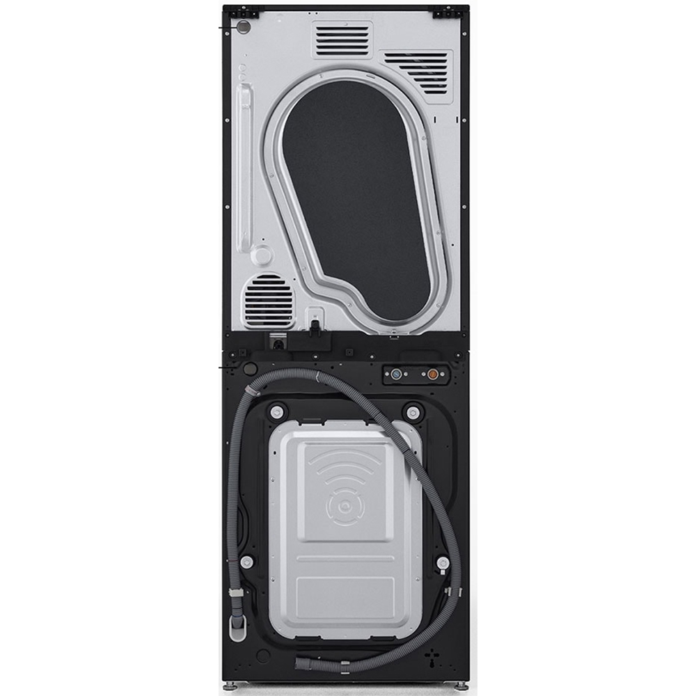 Masina de spalat rufe frontala cu uscator LG WashTower WT1210BBF, Steam, 12/10 kg, 1400 rpm, Clasa A/C, Wi-Fi, negru