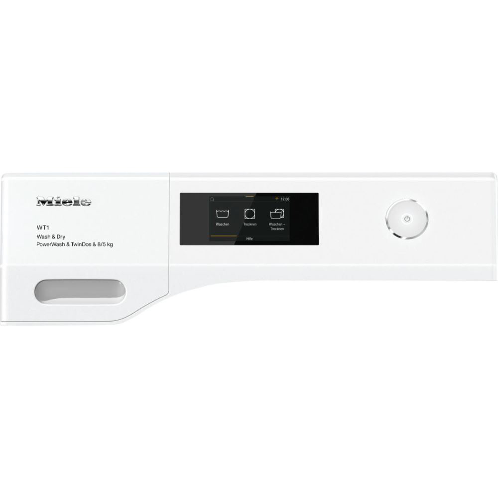 Masina de spalat rufe frontala cu uscator MIELE WTR870WPM, TwinDos, 8/5 kg, 1600rpm, Clasa A/D, alb