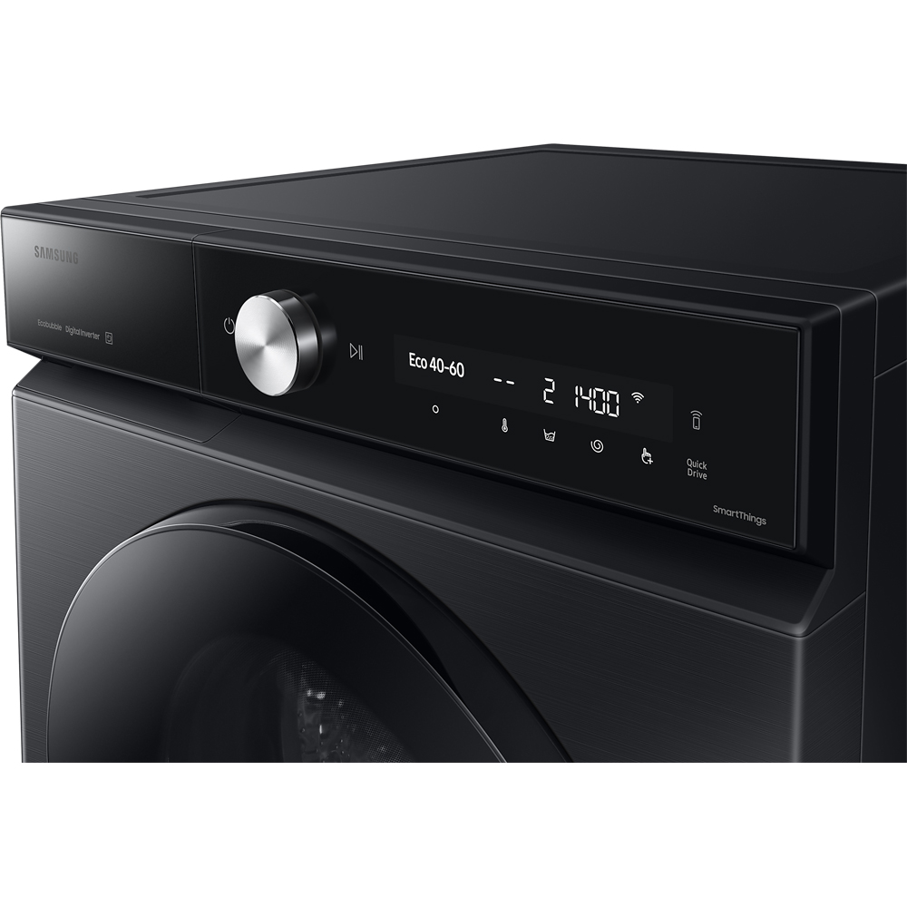 Masina de spalat rufe frontala SAMSUNG WW11DB8B95GBU4, AI Wash, AI EcoBubble, 11 kg, 1400rpm, Clasa A, negru