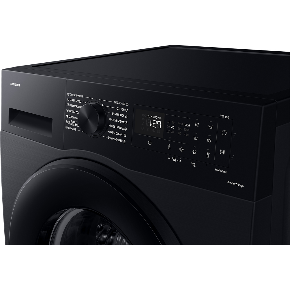 Masina de spalat rufe frontala SAMSUNG WW11DG5B25ABLE, AI EcoBubble, 11 kg, 1400rpm, Clasa A, negru