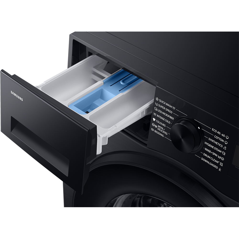 Masina de spalat rufe frontala SAMSUNG WW11DG5B25ABLE, AI EcoBubble, 11 kg, 1400rpm, Clasa A, negru