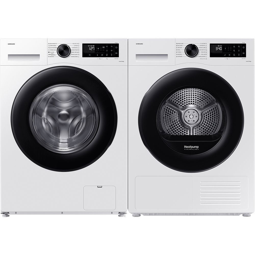 Masina de spalat rufe frontala SAMSUNG WW11DG5B25AELE, AI EcoBubble, 11 kg, 1400rpm, Clasa A, alb