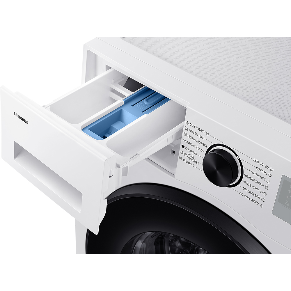 Masina de spalat rufe frontala SAMSUNG WW90CGC04DAHLE, AI Control, Eco Bubble, 9 kg, 1400rpm, Clasa A, alb