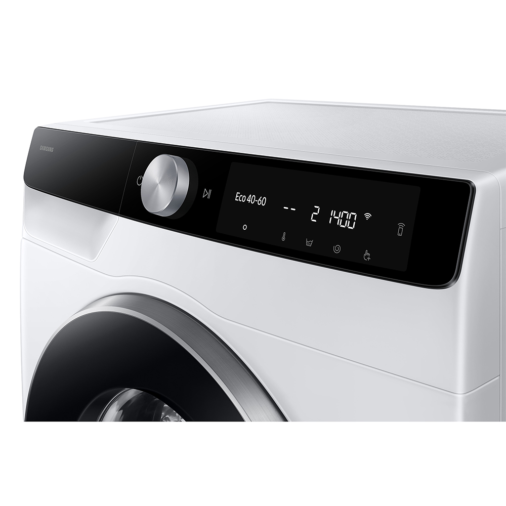 Masina de spalat rufe frontala slim SAMSUNG WW90DG6G94LKU4, AI EcoBubble, 9 kg, 1400rpm, Clasa A, alb