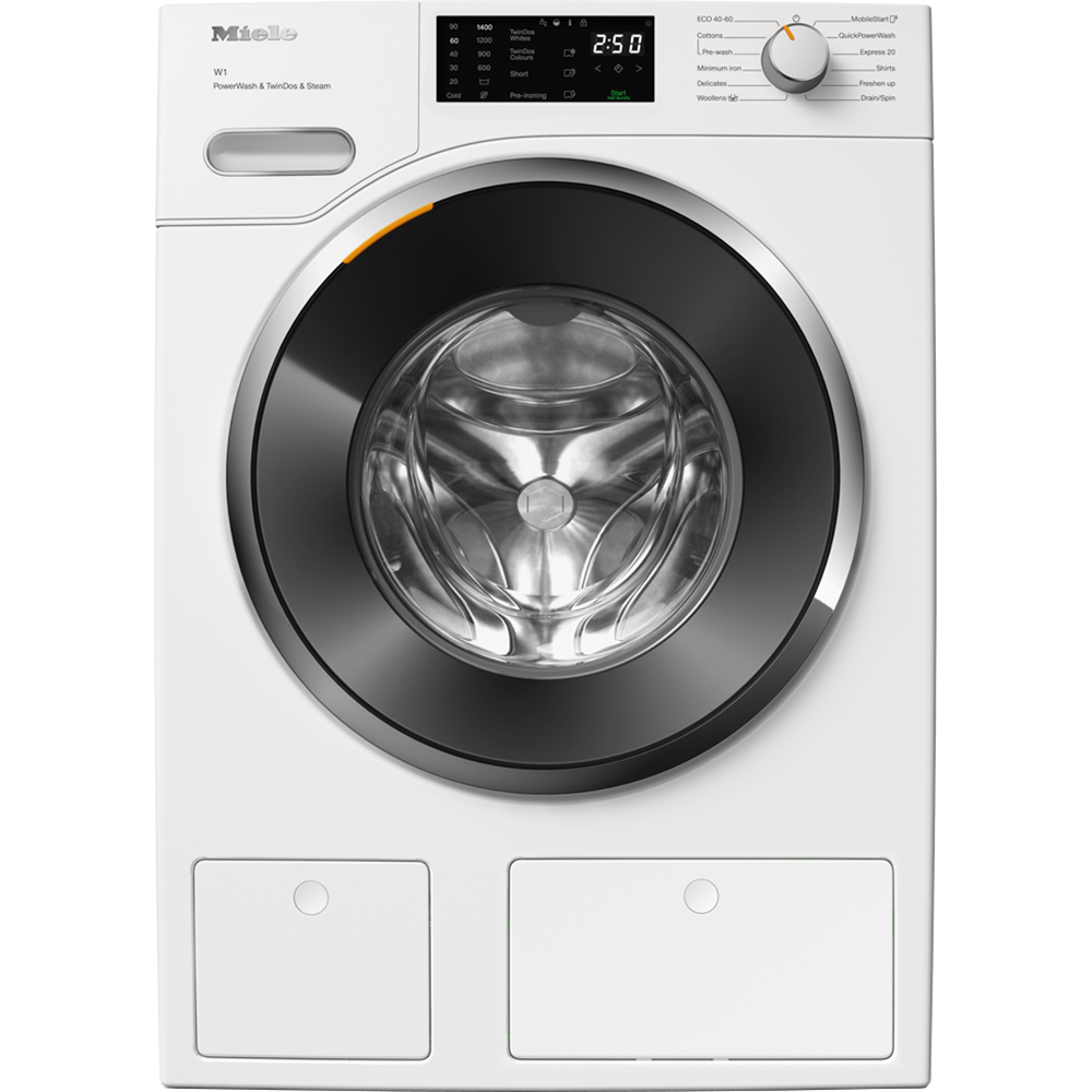 Masina de spalat rufe frontala MIELE WWG880 WCS PWash&TDos, SteamCare, 9 kg, 1400rpm, Clasa A, Wi-Fi, alb kg
