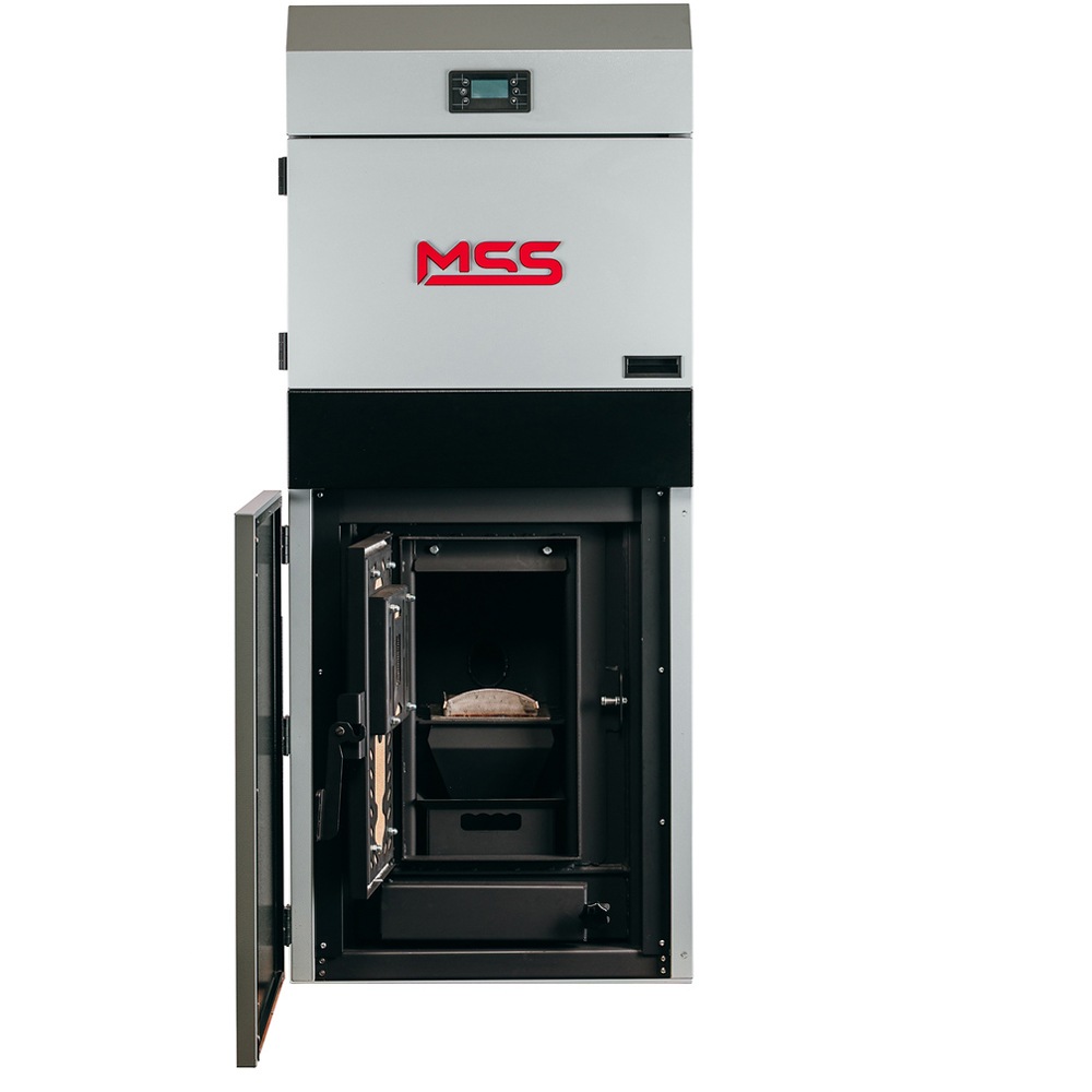 Centrala pe peleti MSS ECO PLUS 45, 45 kW, Wi-Fi, 72 x 91.1 x 164 cm