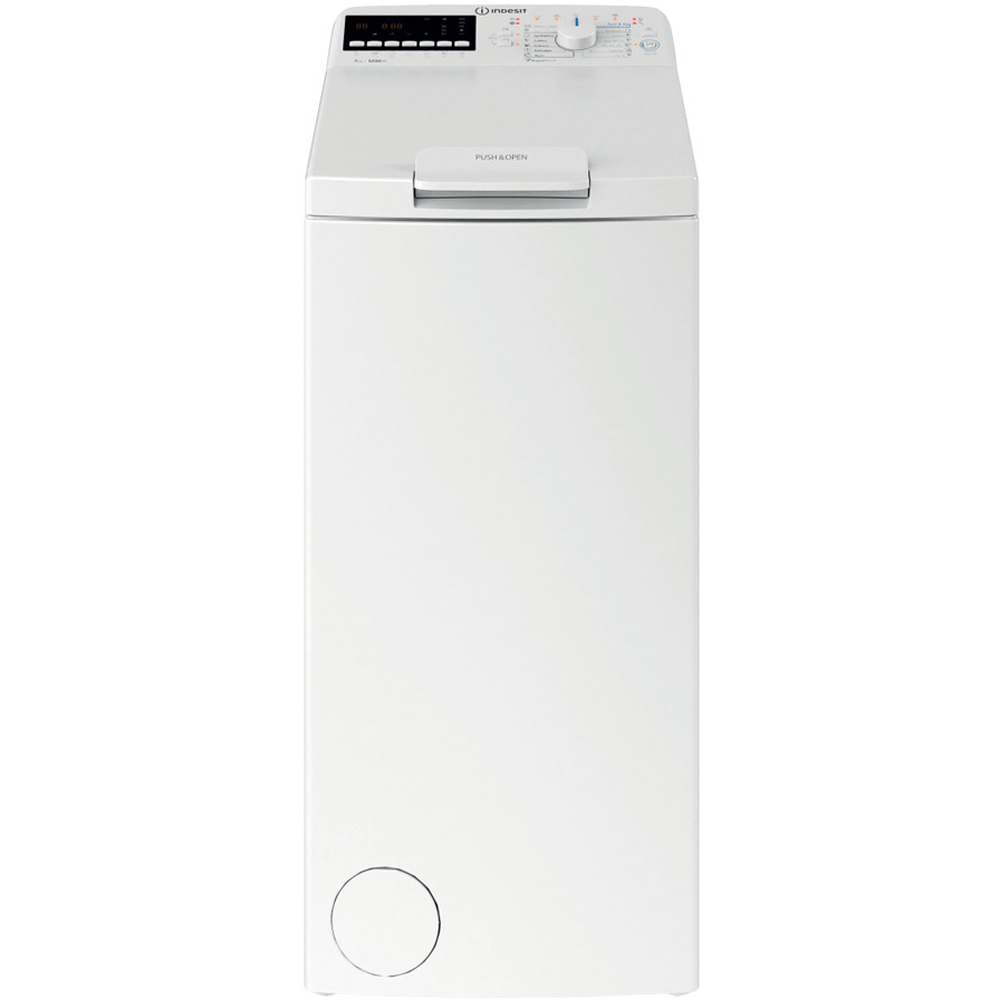Masina de spalat rufe verticala INDESIT BTW B7220P EU/N, 7 kg, 1200rpm, Clasa E, alb