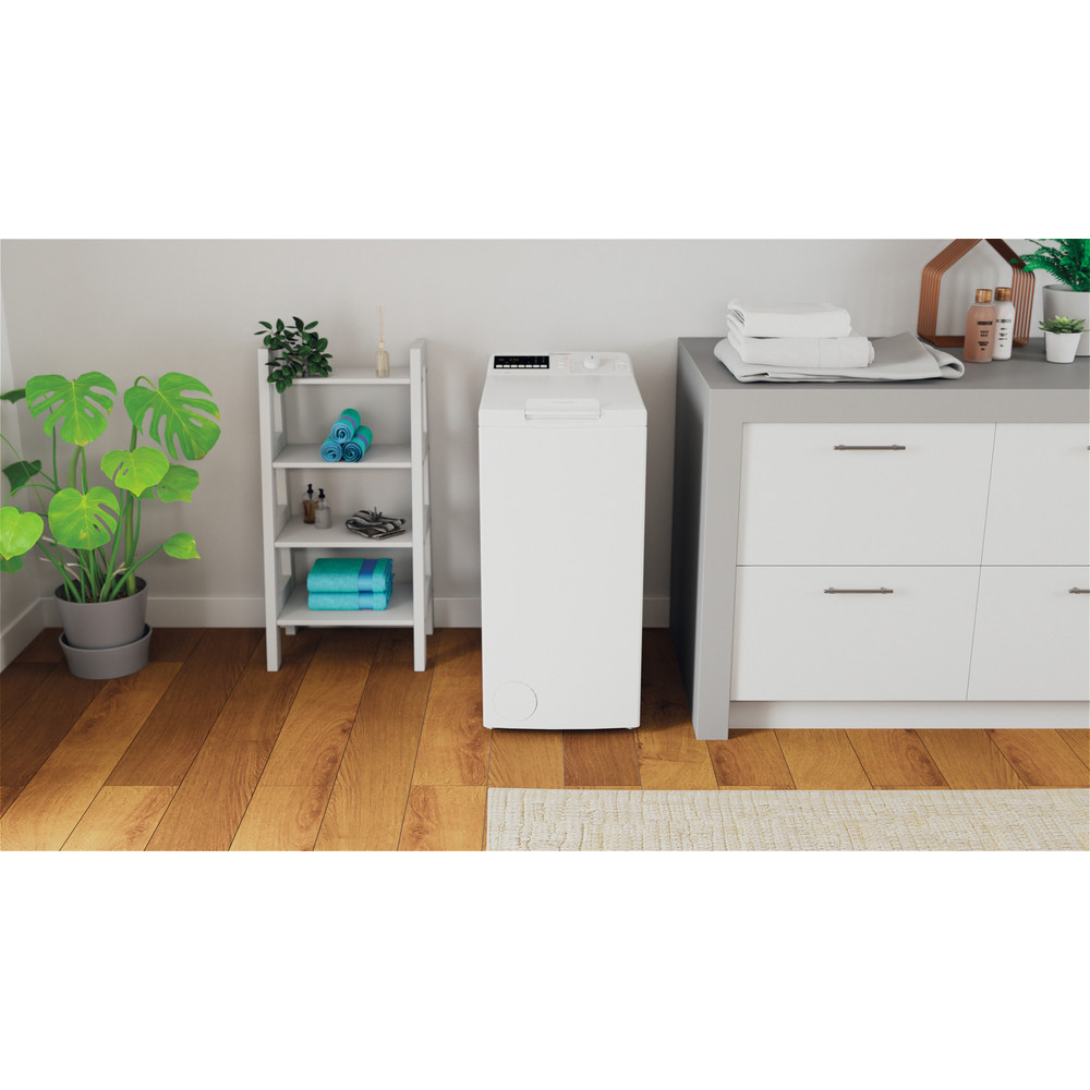Masina de spalat rufe verticala INDESIT BTW B7220P EU/N, 7 kg, 1200rpm, Clasa E, alb