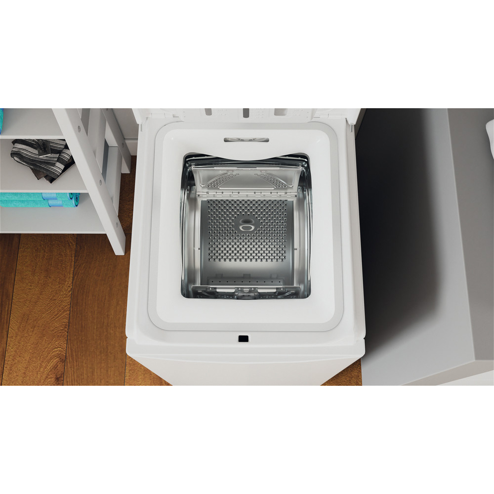Masina de spalat rufe verticala INDESIT BTW B7220P EU/N, 7 kg, 1200rpm, Clasa E, alb