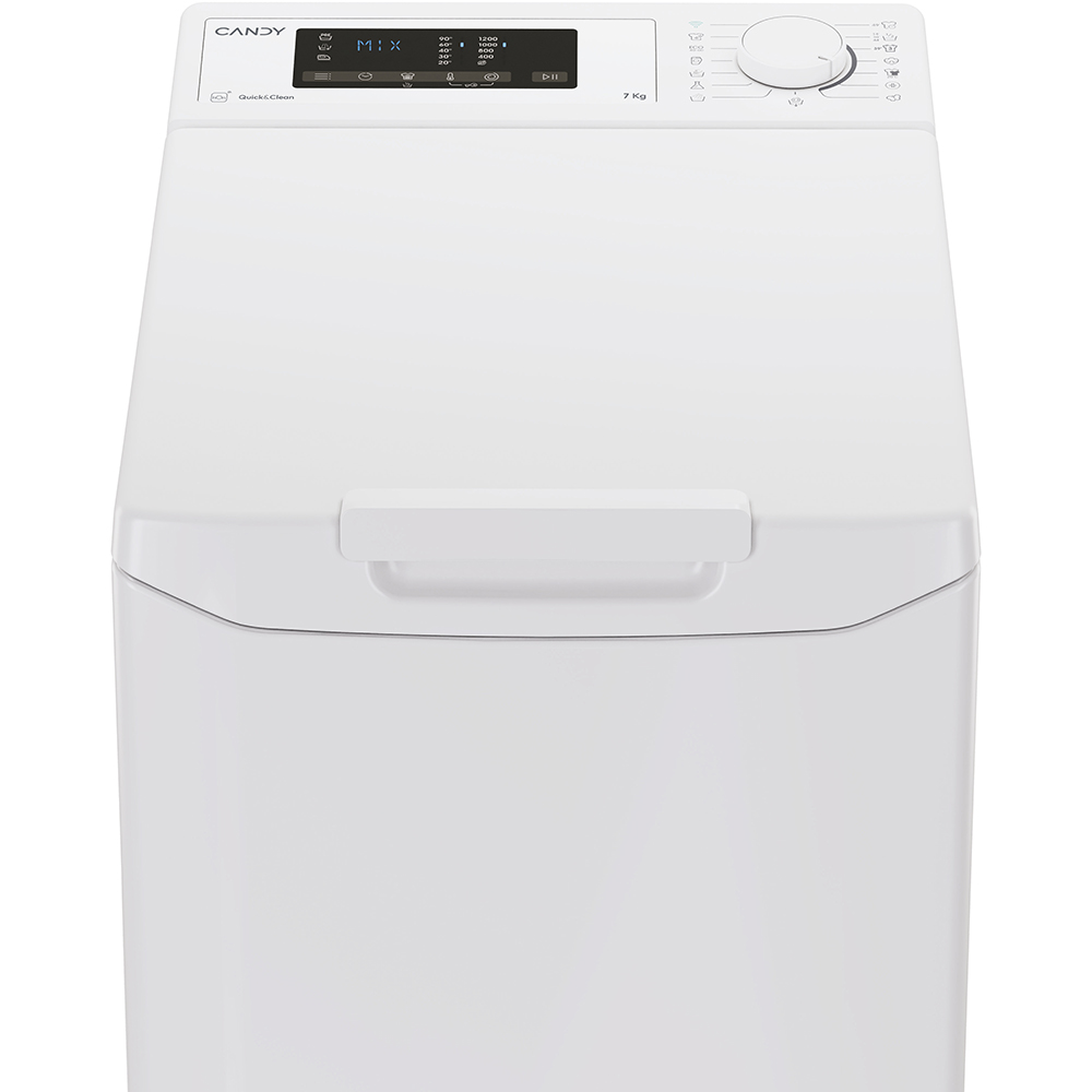 Masina de spalat rufe verticala CANDY ProWash 300 TCA273D2-S, 7 kg, 1200rpm, Clasa D, alb