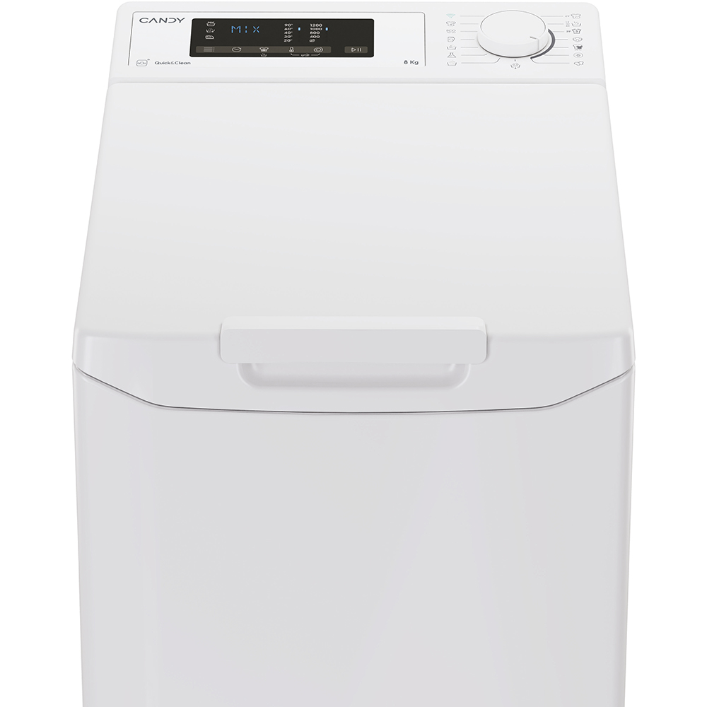 Masina de spalat rufe verticala CANDY ProWash 300 TCA283D2-S, 8 kg, 1200rpm, Clasa D, alb