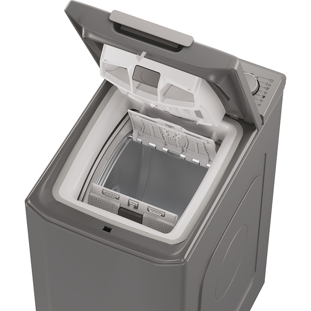 Masina de spalat rufe verticala CANDY ProWash 300 TCA283DR2-S, 8 kg, 1200rpm, Clasa D, antracit
