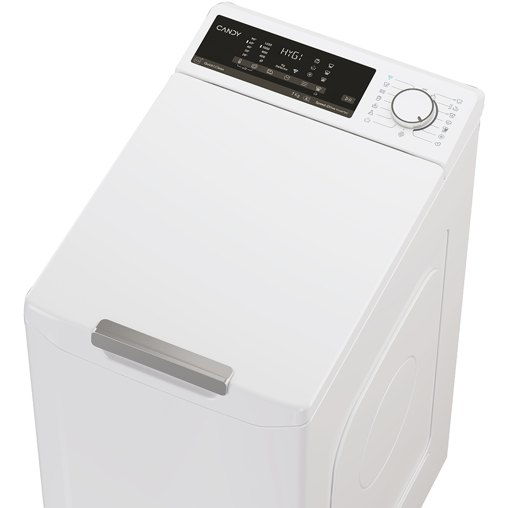 Masina de spalat rufe verticala CANDY ProWash 500 TCA474TM5-S, 7 kg, 1400rpm, Clasa A, alb