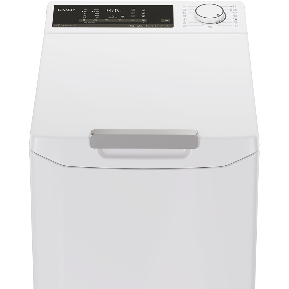 Masina de spalat rufe verticala CANDY ProWash 500 TCA474TM5-S, 7 kg, 1400rpm, Clasa A, alb