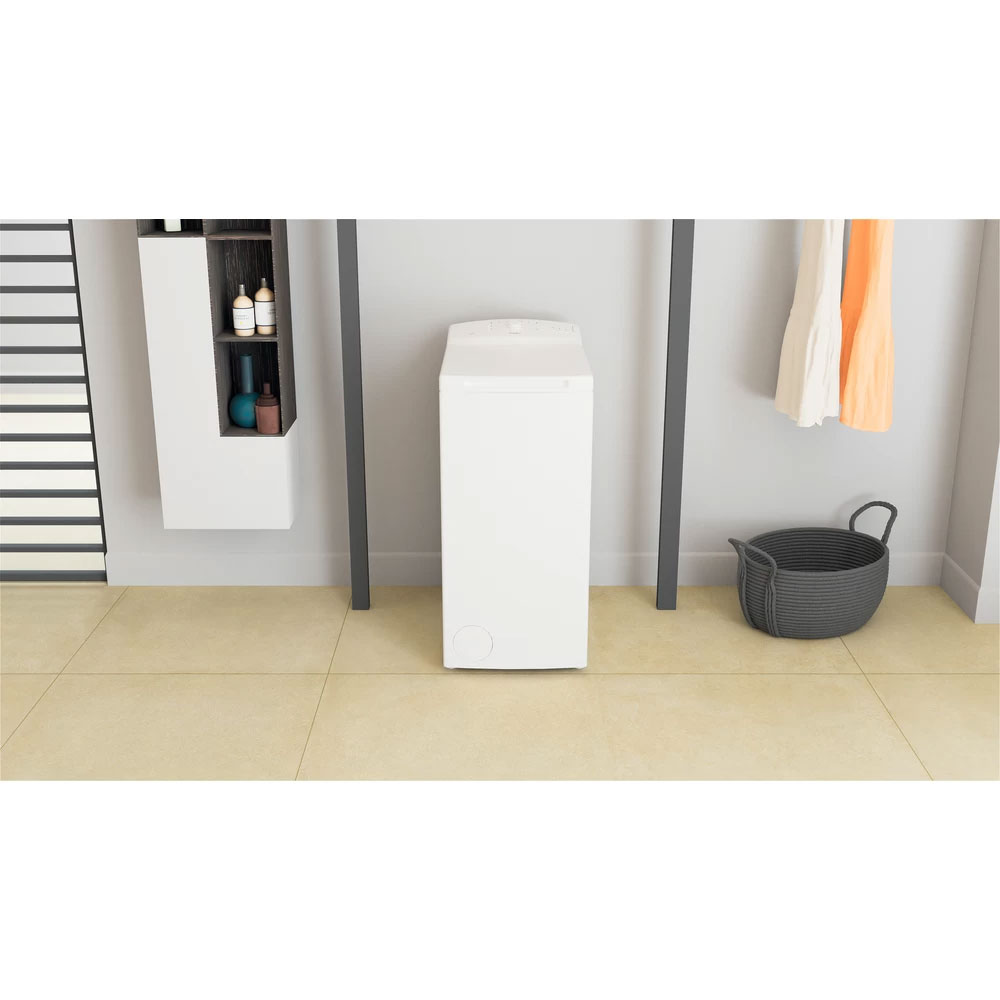 Masina de spalat rufe verticala WHIRLPOOL TDLR 6040L EU/N, 6th Sense, 6 kg, 1000rpm, Clasa C, alb