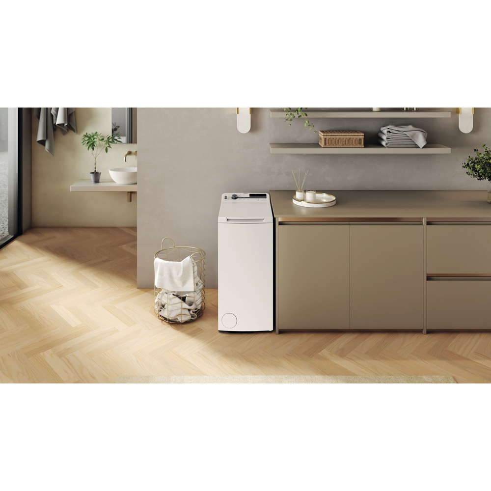 Masina de spalat rufe verticala WHIRLPOOL TDLRB 6261BS EU/N, 6th Sense, 6 kg, 1200rpm, Clasa A, alb