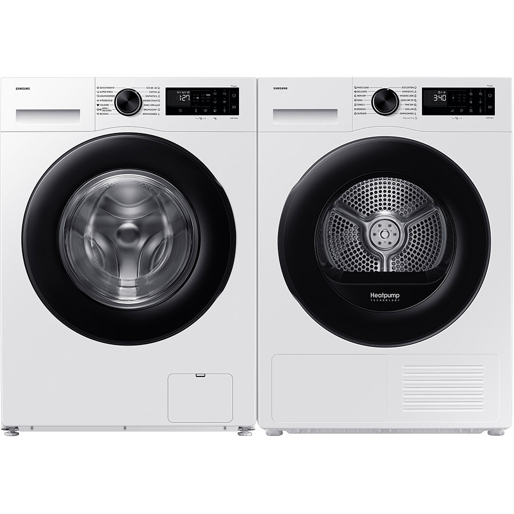 Uscator de rufe SAMSUNG DV90DG52A0AELE, Pompa de caldura, 9 kg, 14 programe, Clasa C, Wi-Fi, alb