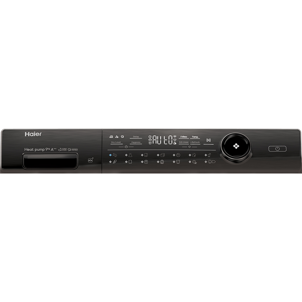 Uscator de rufe HAIER HD90-A3Q979U1, Pompa de caldura, 9 kg, 15 programe, Clasa C, Wi-Fi, alb