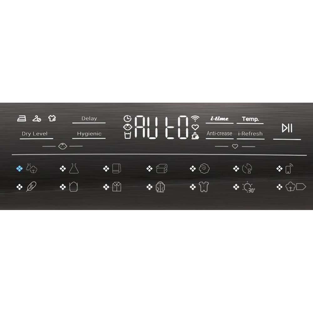 Uscator de rufe HAIER HD90-A3Q979U1, Pompa de caldura, 9 kg, 15 programe, Clasa C, Wi-Fi, alb