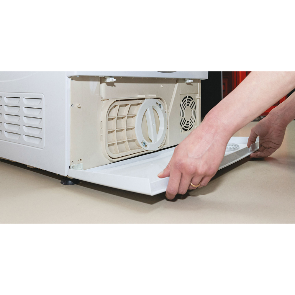 Uscator de rufe CANDY Rapido Pro RPE H9A2TRE-S, Pompa de caldura, 9 kg, 14 programe, Clasa E, Wi-Fi, alb