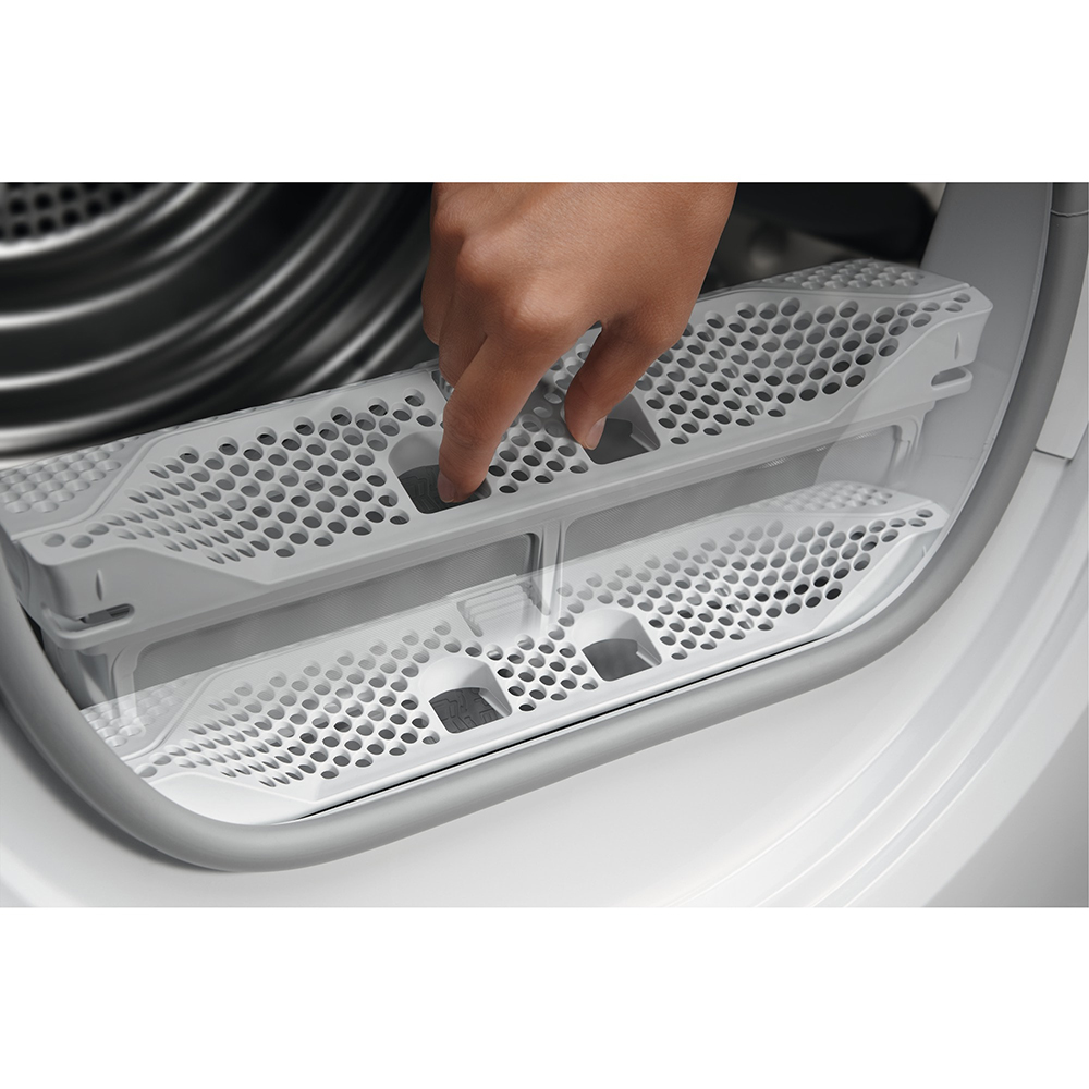 Uscator de rufe AEG TR818A4E, AbsoluteCare, Pompa de caldura, 8kg, 10 programe, Clasa A+++, alb