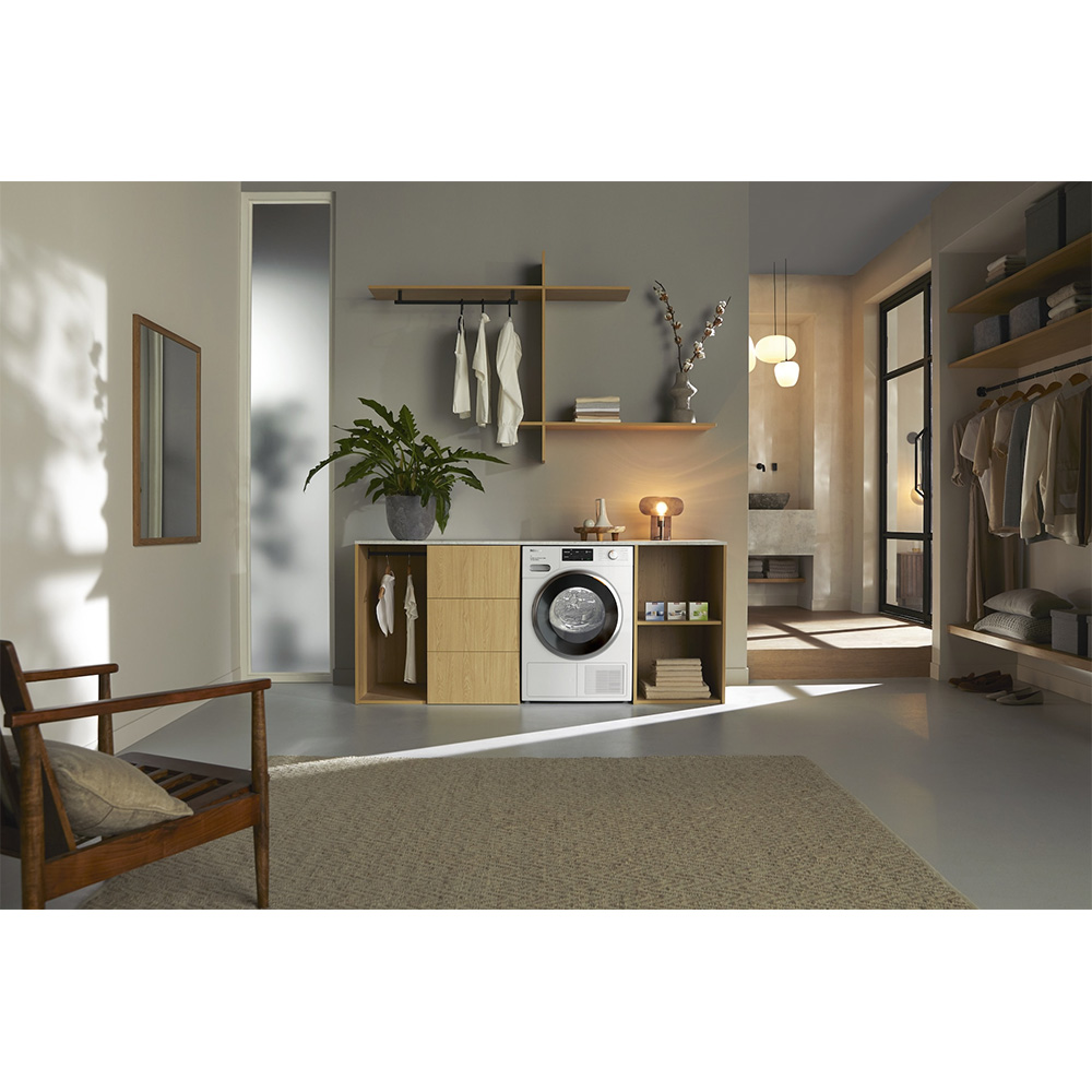 Uscator de rufe MIELE TWL 680 WP 125 Gala Edition, Pompa de caldura, 9 kg, 12 programe, Clasa C, alb