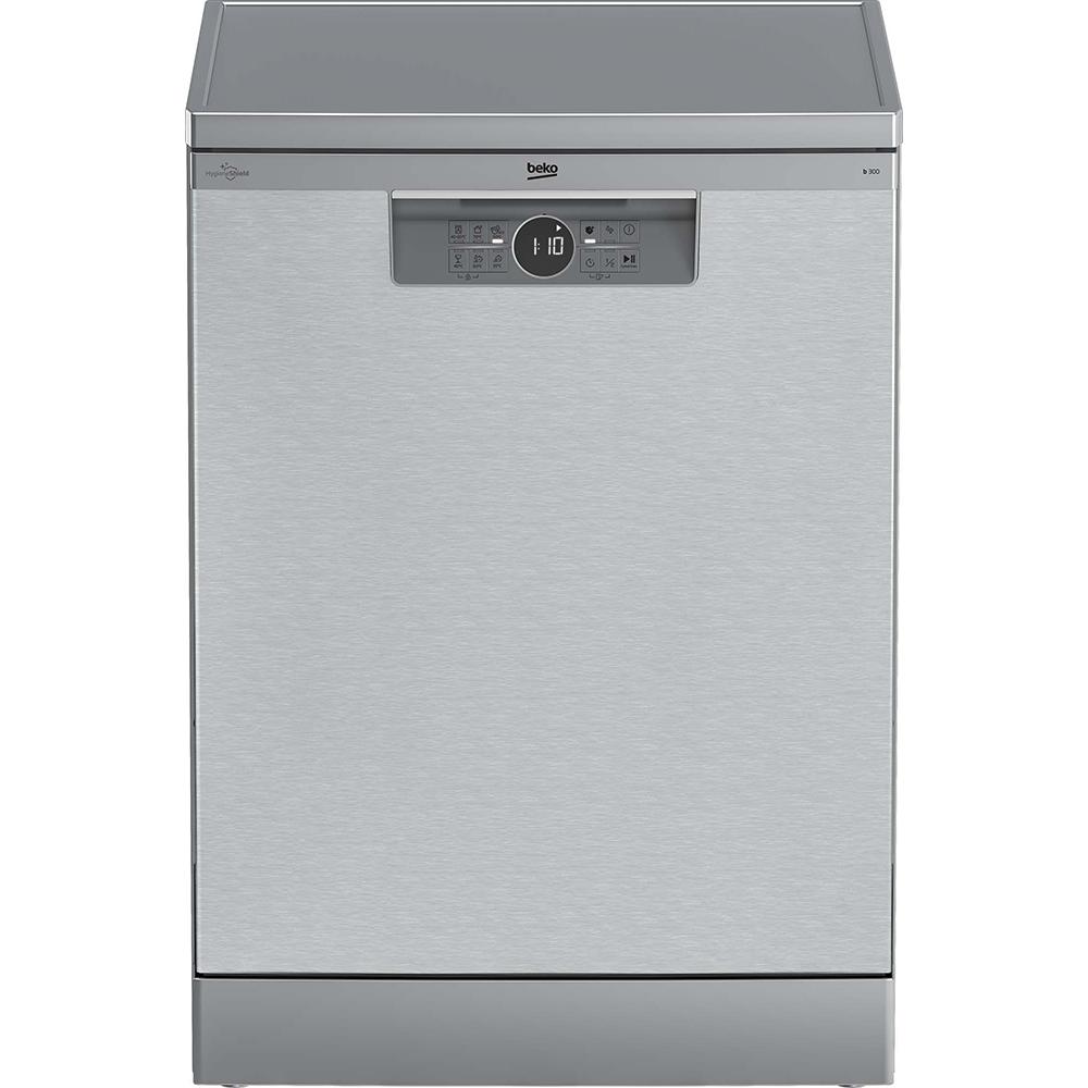 Masina de spalat vase independenta BEKO BDFN26430X, Hygiene Shield, 14 seturi, 6 programe, 60 cm, Clasa D, inox