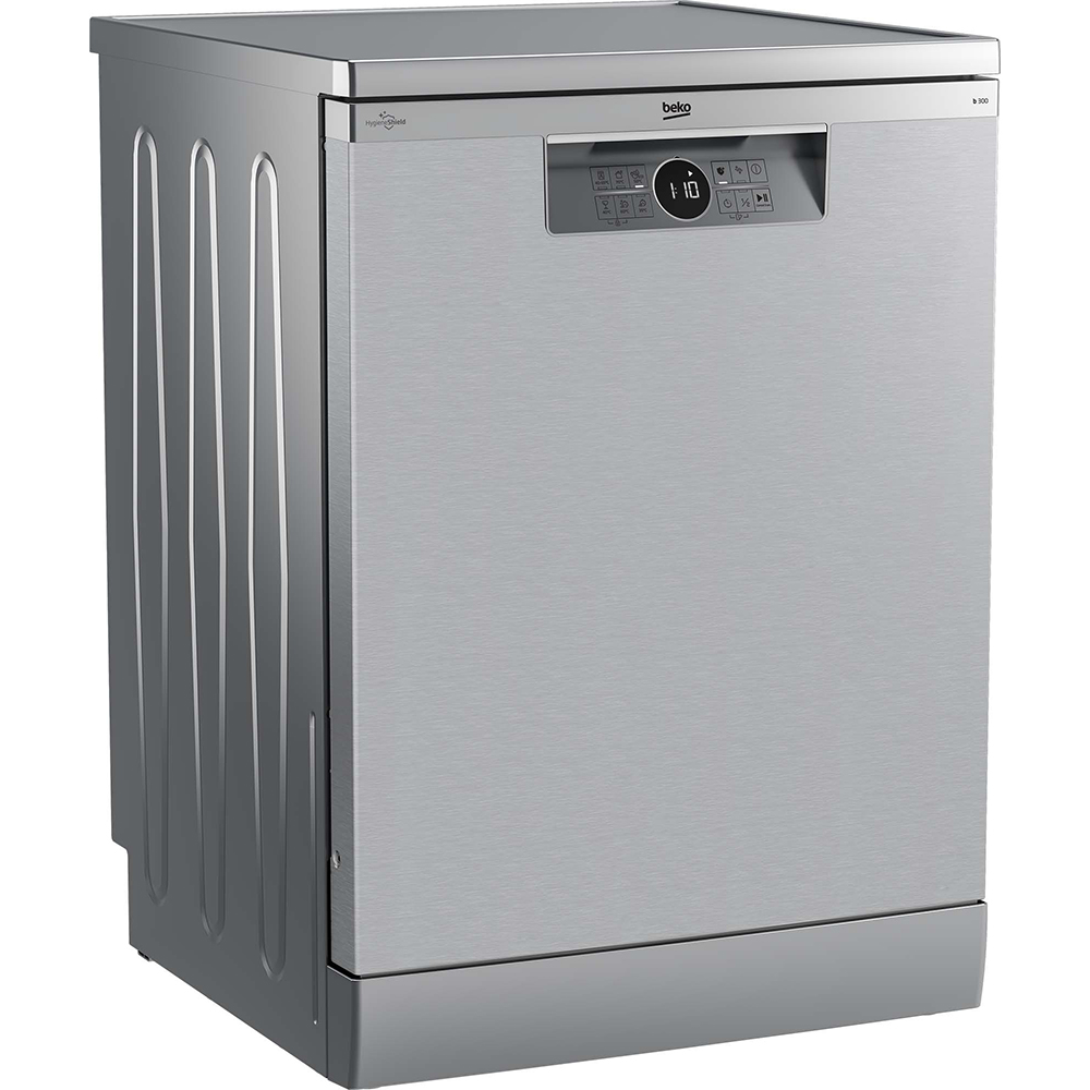 Masina de spalat vase independenta BEKO BDFN26430X, Hygiene Shield, 14 seturi, 6 programe, 60 cm, Clasa D, inox