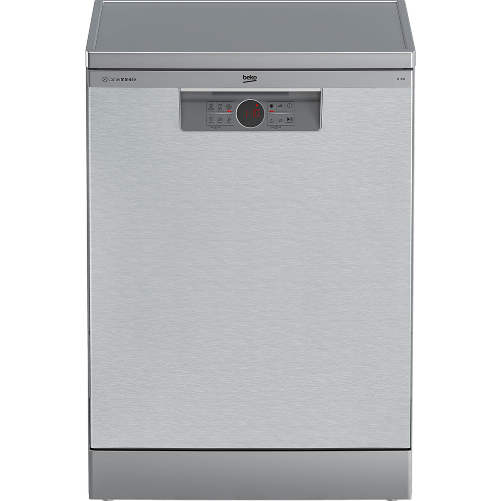 Masina de spalat vase independenta BEKO BDFN26640XC, 16 seturi, 6 programe, 60 cm, Clasa C, argintiu