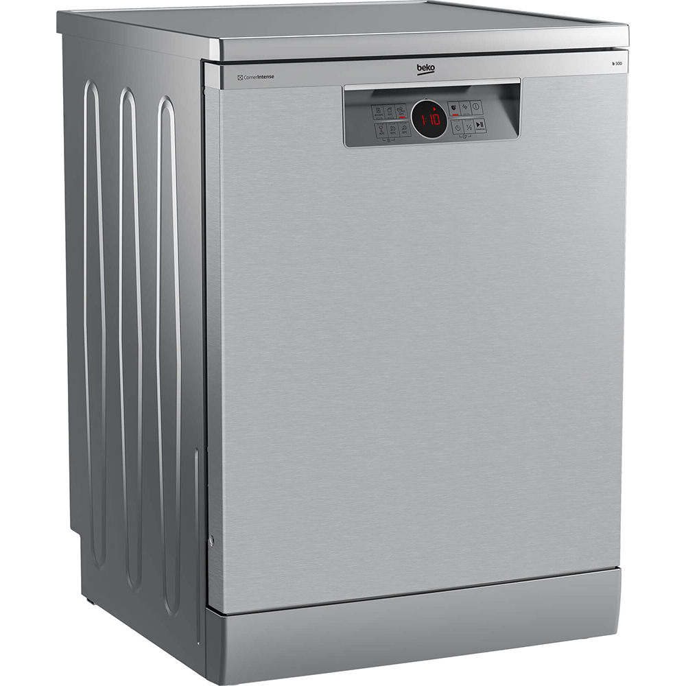 Masina de spalat vase independenta BEKO BDFN26640XC, 16 seturi, 6 programe, 60 cm, Clasa C, argintiu